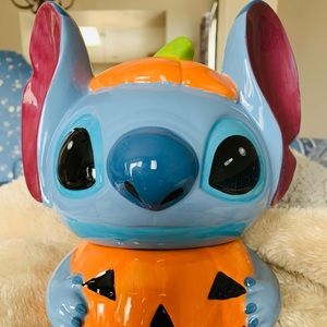 Stitch Halloween cookie jar